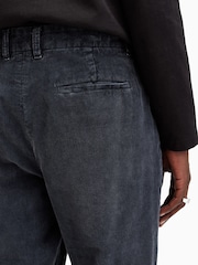 AllSaints Black ELM 100% Organic Cotton Trousers - Image 5 of 8