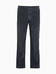 AllSaints Black ELM 100% Organic Cotton Trousers - Image 8 of 8