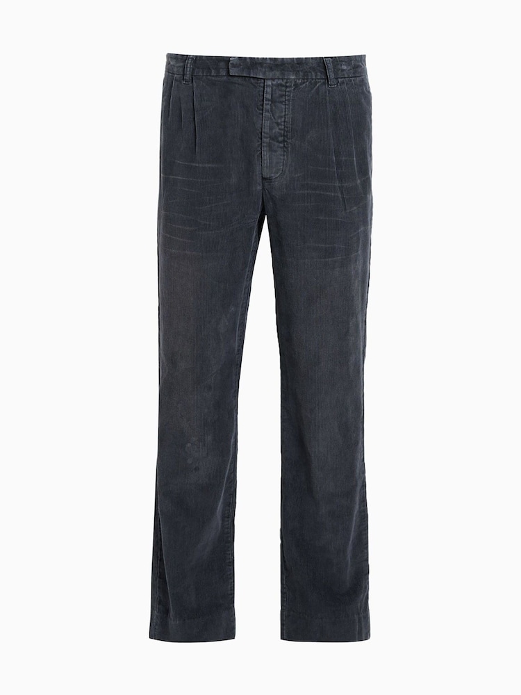 AllSaints Black ELM 100% Organic Cotton Trousers - Image 8 of 8