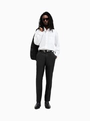 AllSaints Black Tisbury Trousers - Image 2 of 8