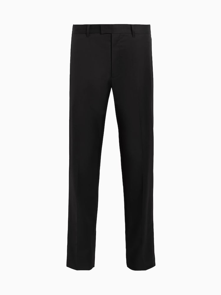 AllSaints Black Tisbury Trousers - Image 8 of 8