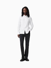 AllSaints White Hawthorne Long Sleeve Shirt - Image 3 of 9