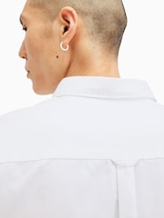 AllSaints White Hawthorne Long Sleeve Shirt - Image 7 of 9