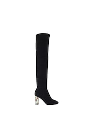 Dune London Stilvolle Stiefel mit Schmuckbesatz und Juwelenabsatz - Bild 2 von 6