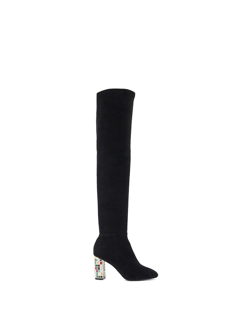 Dune London Stilvolle Stiefel mit Schmuckbesatz und Juwelenabsatz - Bild 2 von 6 Dune London Stilvolle Stiefel mit Schmuckbesatz und Juwelenabsatz - Bild 2 von 6