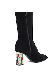 Dune London Stilvolle Stiefel mit Schmuckbesatz und Juwelenabsatz - Bild 5 von 6