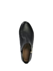 Dune London Black Wide Fit Pandias Low Heel Boots - Image 5 of 6