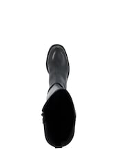 Dune London Black Tias Branded Buckle Boots - Image 5 of 6