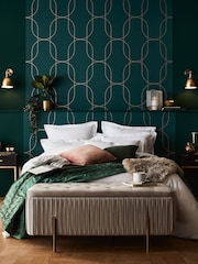Graham & Brown Green or Cooper Palais A4 Wallpaper Sample - Image 2 of 4