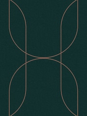 Graham & Brown Green or Cooper Palais A4 Wallpaper Sample - Image 4 of 4