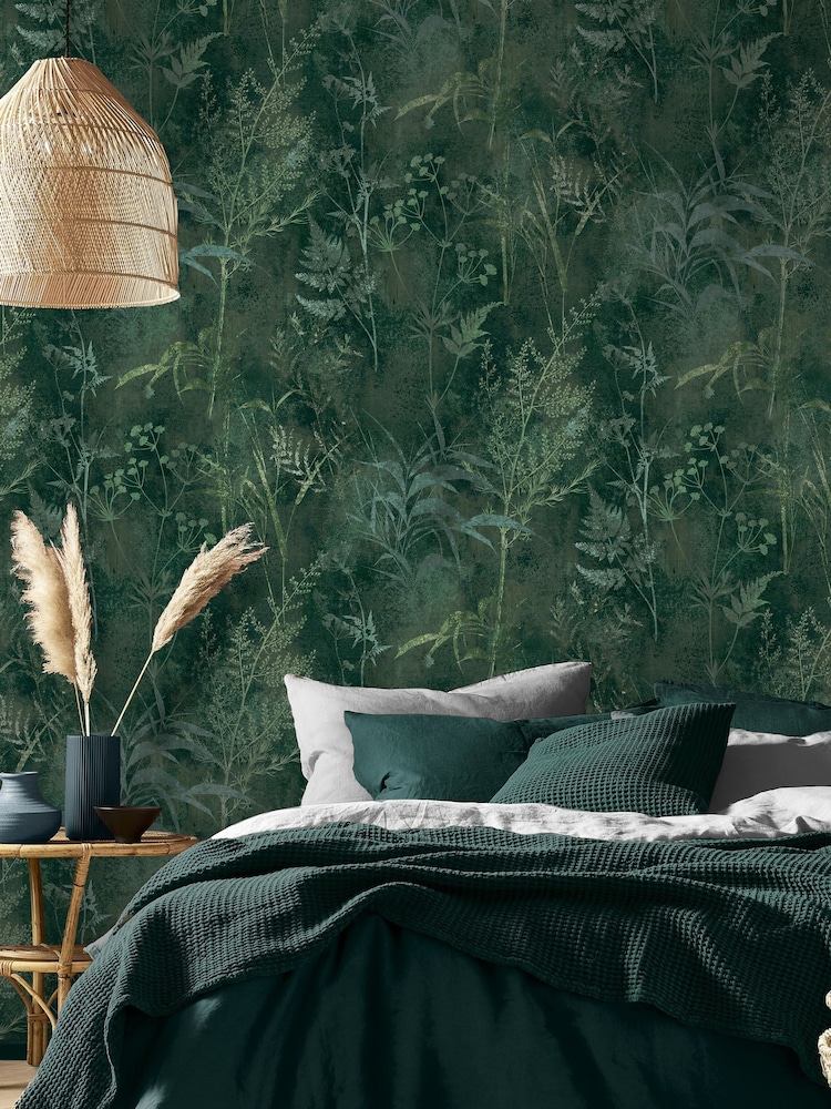 Graham & Brown Emerald Restore A4 Wallpaper Sample - Image 1 of 4