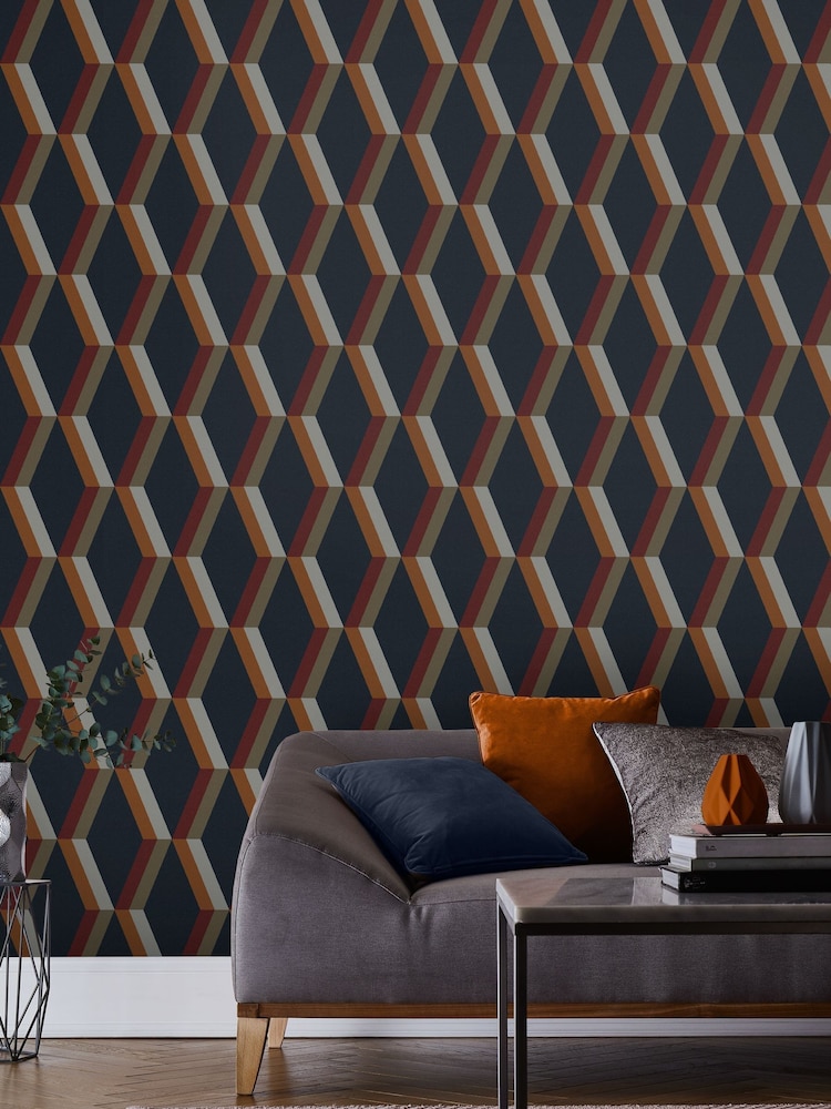 Graham & Brown Nuit Cirque A4 Wallpaper Sample - Image 1 of 3