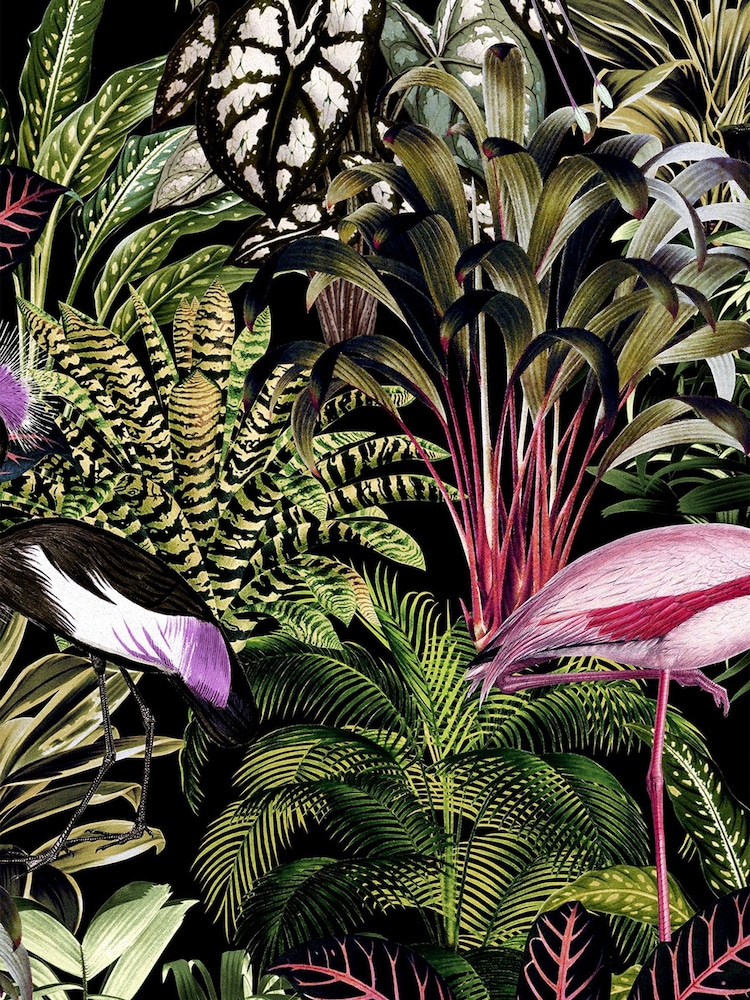 Graham & Brown Tropic Midnight A4 Wallpaper Sample - Image 2 of 3