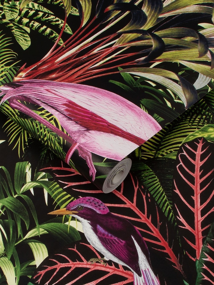 Graham & Brown Tropic Midnight A4 Wallpaper Sample - Image 3 of 3