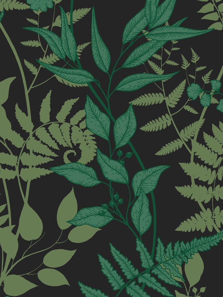 Graham & Brown Midnight Fiore Midnight A4 Wallpaper Sample - Image 3 of 3