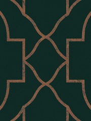 Graham & Brown Emerald Versailles A4 Wallpaper Sample - Image 3 of 3