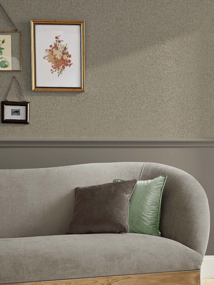 Graham & Brown Beige Twill A4 Wallpaper Sample - Image 1 of 3 Graham & Brown Beige Twill A4 Wallpaper Sample - Image 1 of 3