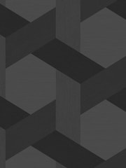 Graham & Brown Ground Fractal A4 Wallpaper Sample - Image 3 of 3