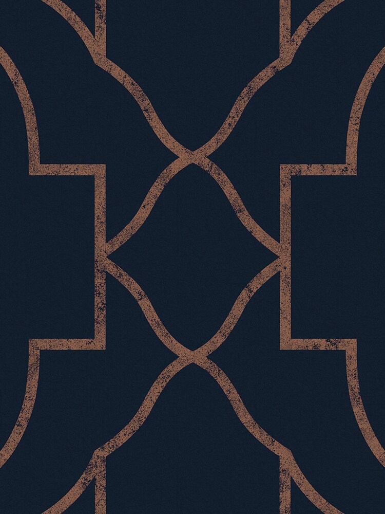 Graham & Brown Navy Versailles A4 Wallpaper Sample - Image 3 of 3 Graham & Brown Navy Versailles A4 Wallpaper Sample - Image 3 of 3