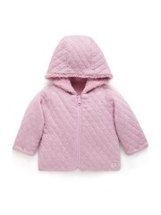 وردي - سترة ناعمة الملمس بوجهين من Purebaby - صورة 2 من 7