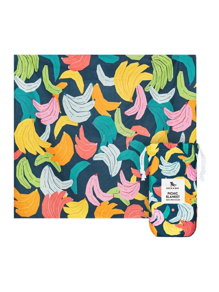 Dock & Bay Bananarama Picnic Outdoor Waterproof Blanket - Image 6 of 6
