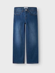 Name It Blue Wide Leg 100% Cotton Jeans - Image 2 of 3
