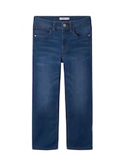 Name It Blue Straight Fit 100% Cotton Jeans - Image 1 of 4