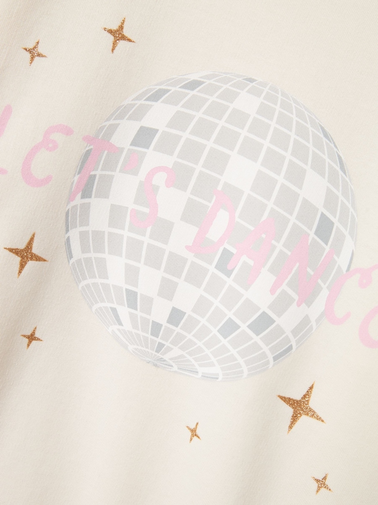 Name It White Disco Printed Sweatshirt - Image 3 of 3