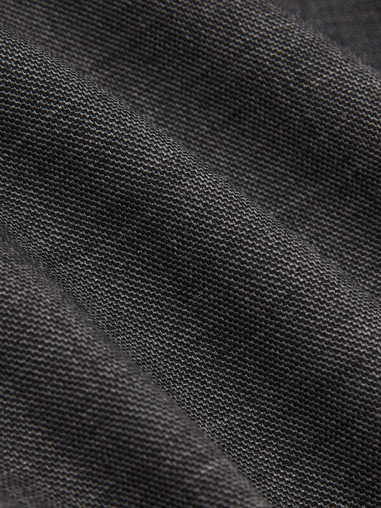 Reiss Charcoal Grey Malibu Slim-Fit Sharkskin Suit Trousers Wool-Blend - Image 9 of 9