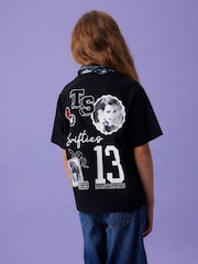 Name It Black Taylor Swift Graphic Back Print T-Shirt - Image 1 of 5
