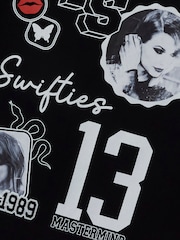Name It Black Taylor Swift Graphic Back Print T-Shirt - Image 5 of 5