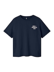 Name It Blue Cherry Graphic Back Print T-Shirt - Image 2 of 2
