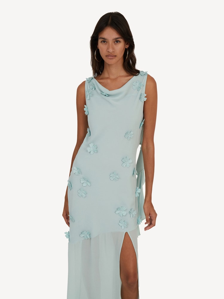 Buy Rotate Blue Maxi Waterfall Dress from the Next UK online shop