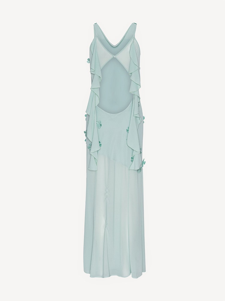 Buy Rotate Blue Maxi Waterfall Dress from Next USA