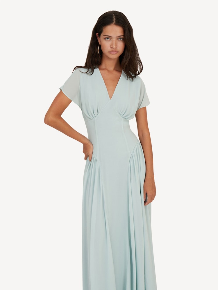 rotate blue dress Rotate Birger Christensen Number 7 Dress in Blue UFO No More