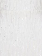 Rotate White Mini Puff Sleeve Dress - Image 6 of 6