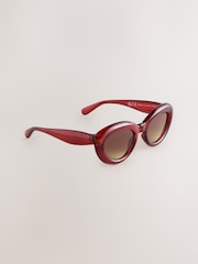 Red Oval Sunglasses - Image 1 of 3
