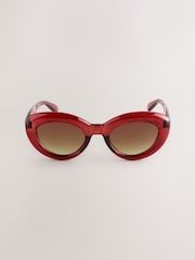 Red Oval Sunglasses - Image 2 of 3