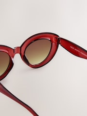 Red Oval Sunglasses - Image 3 of 3
