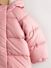 Pink - Baby Hooded Padded Jacket (0mths-2yrs) - Bild 3 von 7