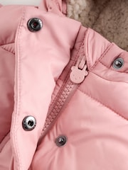 Pink - Baby Hooded Padded Jacket (0mths-2yrs) - Bild 5 von 7