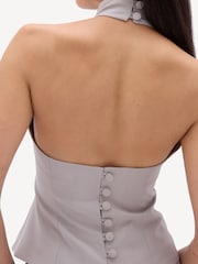 Remain Halter Neck White Top - Image 3 of 6