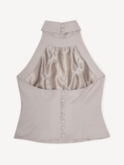 Remain Halter Neck White Top - Image 5 of 6