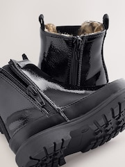 Black Patent Chunky Chelsea Ankle Boots - Image 5 of 5