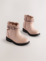 Mink Brown Chelsea Bow Ankle Boots - Image 1 of 6