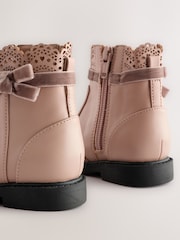 Mink Brown Chelsea Bow Ankle Boots - Image 5 of 6
