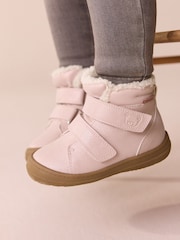 Pink Waterproof Touch Fastening Boots - Image 1 of 8
