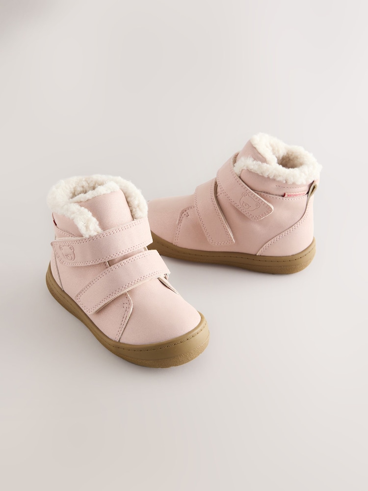 Pink Waterproof Touch Fastening Boots - Image 8 of 8