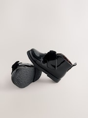 Black Patent Bow Detail Ankle Boots - Image 3 of 5