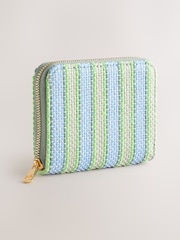 Blue Textured Midi Purse - Image 1 of 5